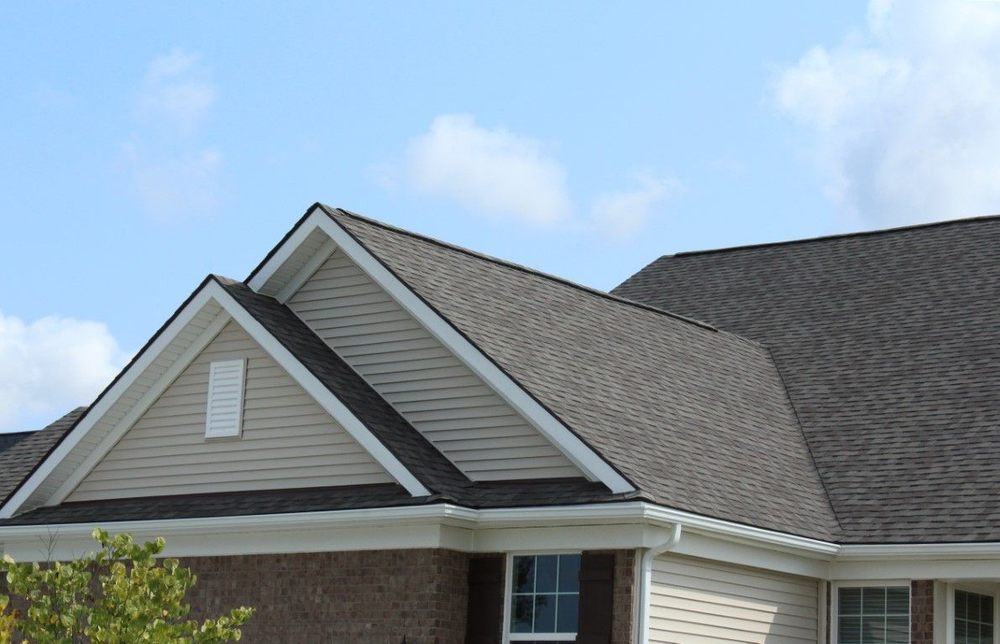 Asphalt shingle roof NJ suburban home