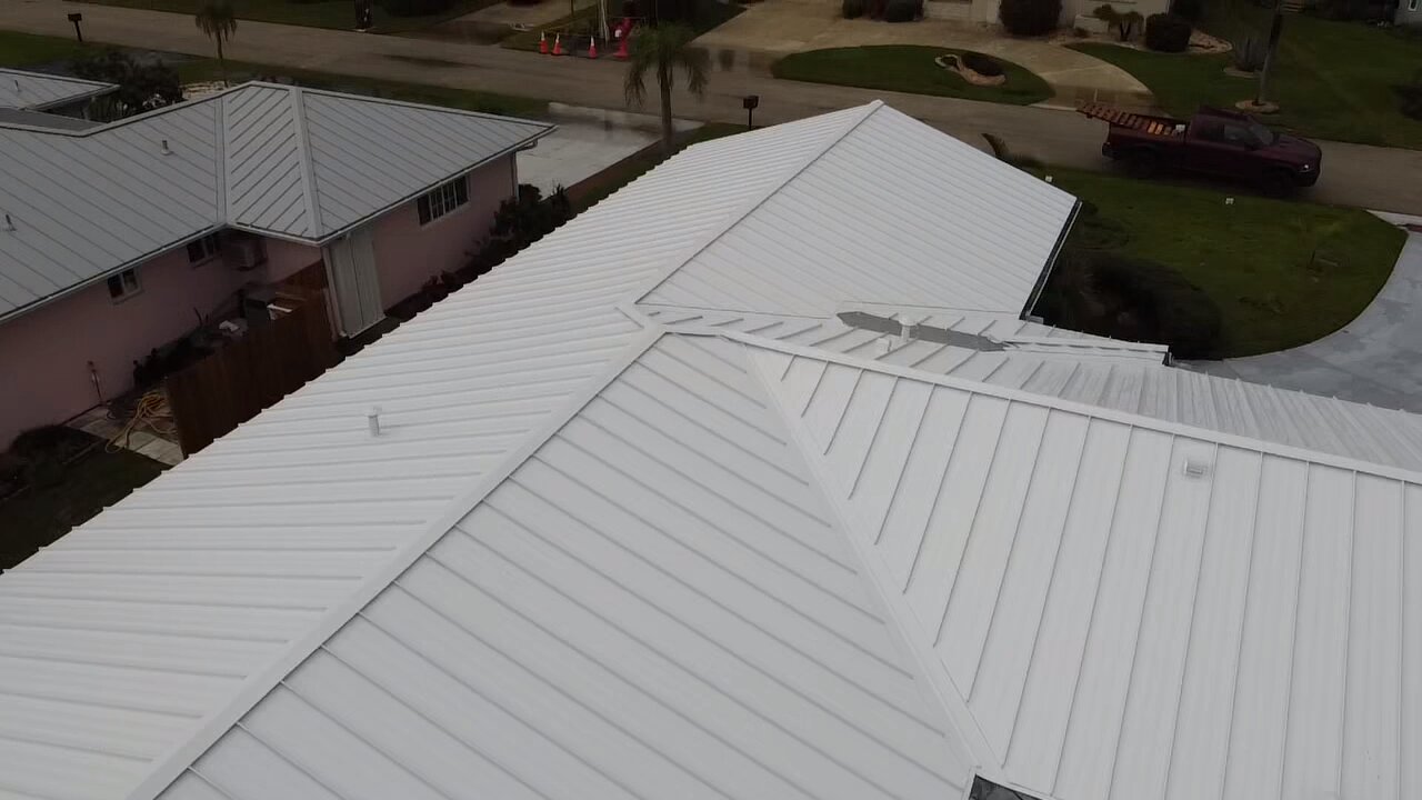 Standing seam metal roof Coral Gables Florida