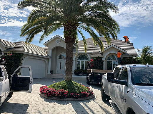 Concrete tile roof installation Miami FL