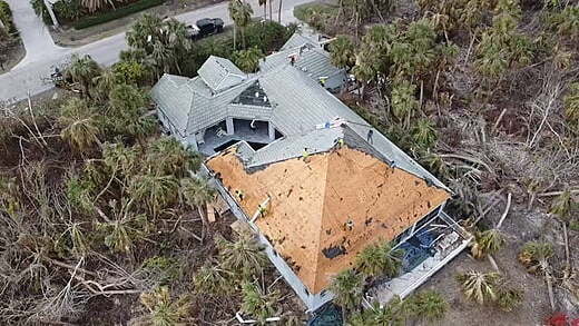 Flat roof coating application Florida
