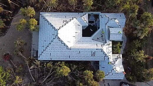 Flashing repair at roof penetration Florida