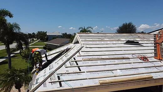 Valley flashing replacement Florida