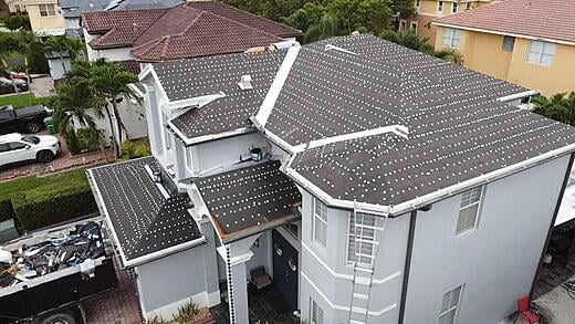 Modified bitumen BUR flat roof Miami