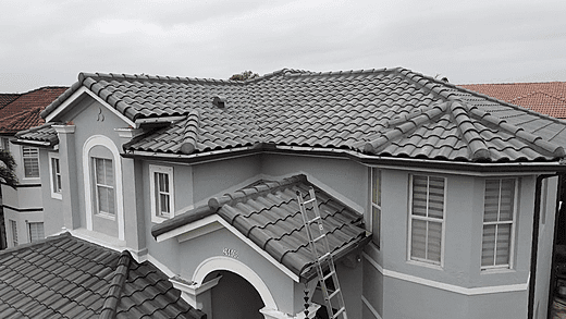Roof leak repair active leak Florida